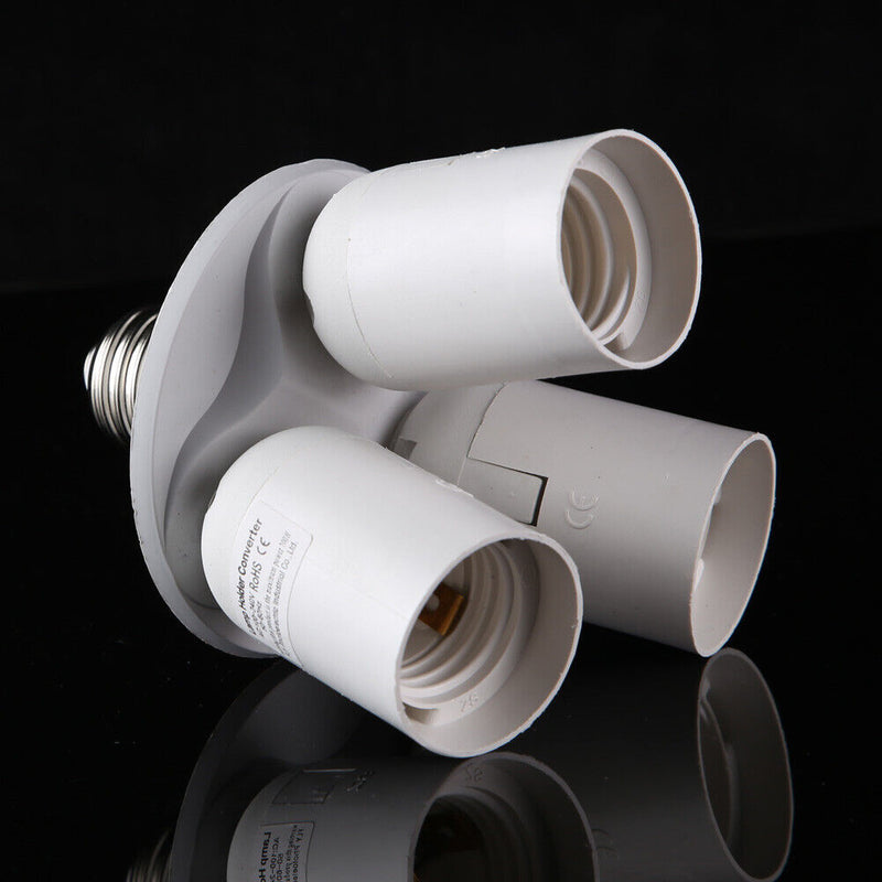 3/4 in1E27 Base Socket Splitter Light Lamp Bulb Adapter(E27-3E27)