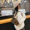Animal Pattern Underarm Bag Women Mini Plush Shoulder Handbags Purse (7)