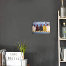#A Retro Metal Plate Tin Sign Plaque Rectangle Chicken Farming Cooperative Pos