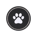 Crystal Dog Paw Interior Accessories Cup Holder Car Coasters Anti Slip Mats