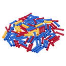 100pcs Straight Insulated Wire Rear Connector Electric Crimp Terminals E