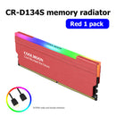 COOLMOON CR-D134S ARGB MEMORY Heatsink Desktop Computer Memory Heat Spreader Cooler