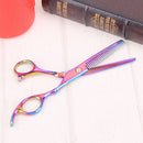 Stainless Steel Colorful Hairdressing Scissor Barber Hair Thinning Shears