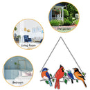 DIY Diamond Painting Acrylic Bird Flocks Hanging Pendant Decor (4 Birds) Newly