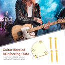 Electric Guitar 4 Holes Bass Neck Plate Screws Reinforcement Board Guitar Parts
