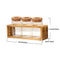 Wooden Frame Glass Vase Flower Arrangement Plant Flower Pot Hydroponic Vase