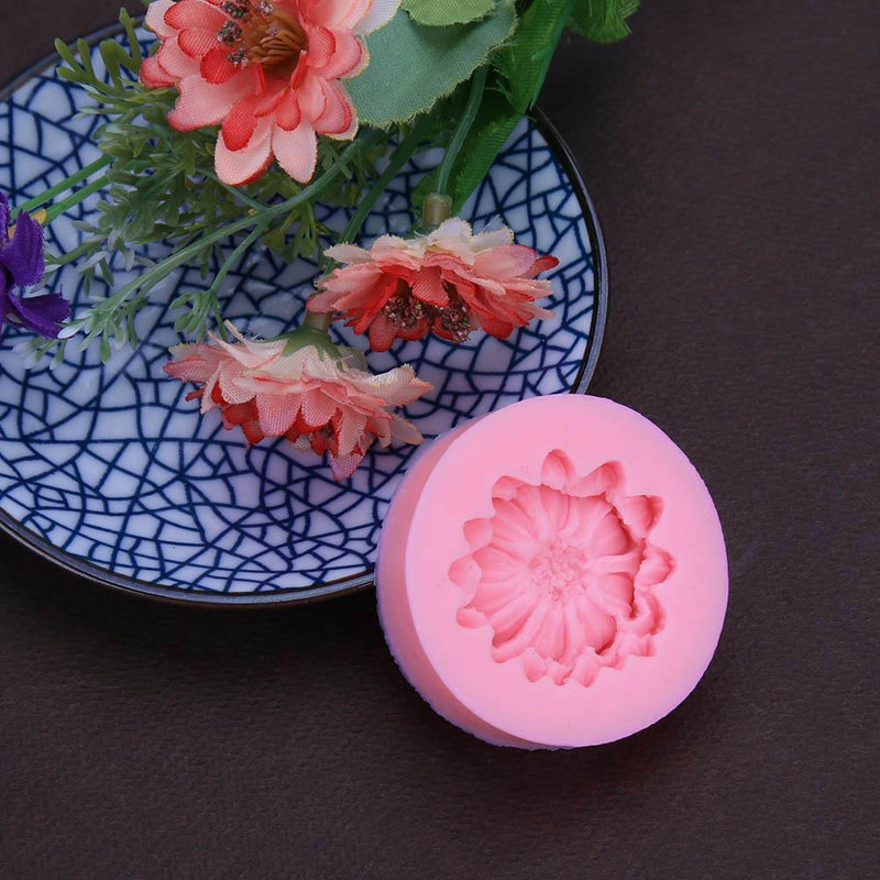 Lily Peony Mold Silicone Mold Soap Fondant Chocolate Molds Candy KUC