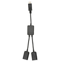 USB 3.1 Type-C OTG HUB Cable 2 in 1 USB C 3.1 Male to Female Plug Cable Hub