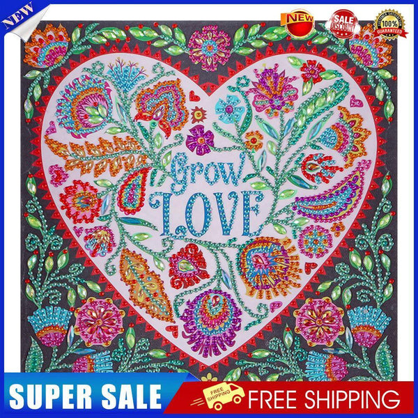 Partial Special Shape Drill Diamond Painting Heart Rhinestone Draw (UP112)