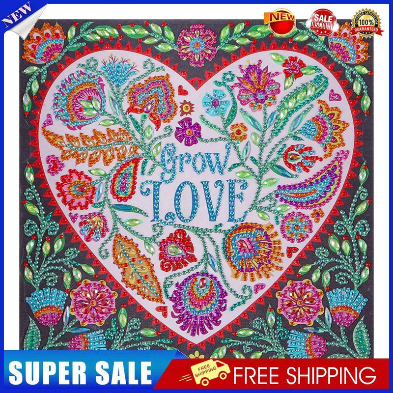 Partial Special Shape Drill Diamond Painting Heart Rhinestone Draw (UP112)