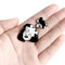 Whale Lapel Pin Corsage Collar Badge Enamel Cartoon Brooch "I Love You 3000"