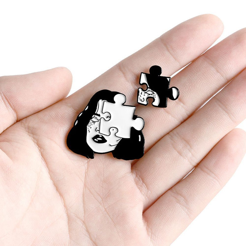 Whale Lapel Pin Corsage Collar Badge Enamel Cartoon Brooch "I Love You 3000"