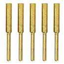15pcs Diamond Coated Chainsaw Sharpener Stone Cylindrical Chain Sharpen Grinder
