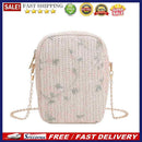 Straw Flower Crossbody Bag Women Woven Shoulder Messenger Handbags Phone Purse