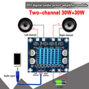 HD Audio Power Amplifier Board 100db SNR 3A 30W+30W Stereo 4-82 Output Impedance