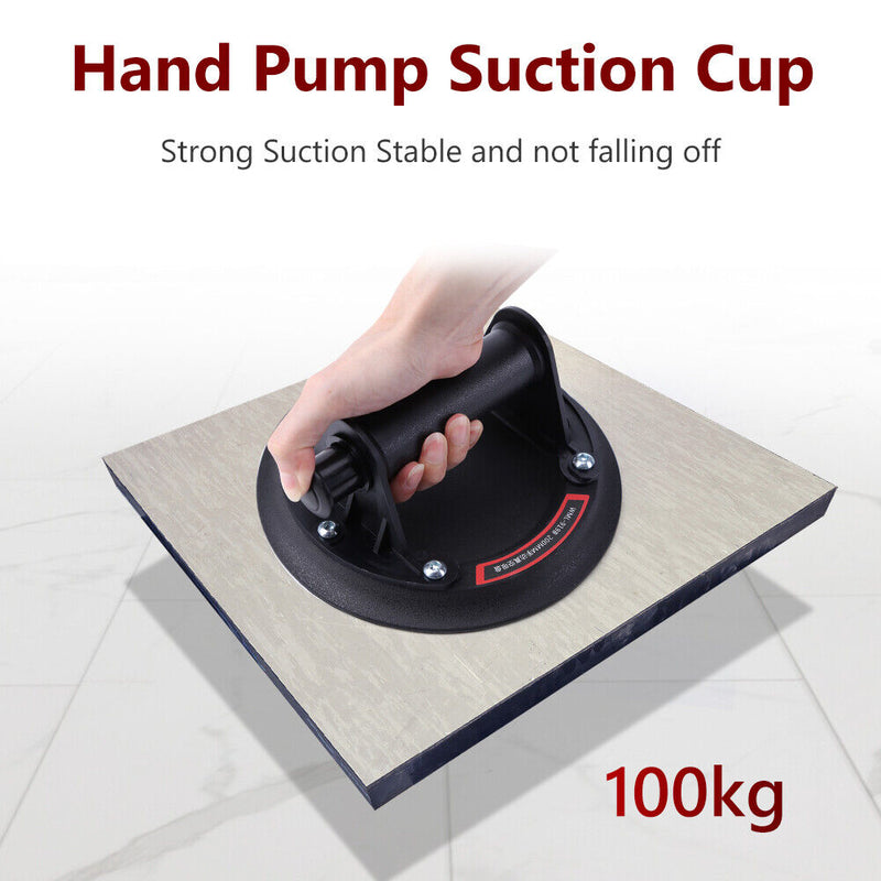8 Inch Air Pump Suction Cup Large Bearing Capacity for Powerful Heavy-Duty Glass
