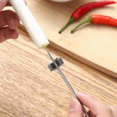 1 Steel Shallot Shredder Kitchen Tool Slicing Shredded Tool Scallion M0V6 0 R2J7