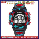 Outdoor Multifunction Waterproof Boy Sports Electronic Watches (Red)