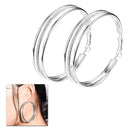 Fashion Hoop Earrings Large Big Circle Hoops Stud Earring Women Ladies Jeweller&
