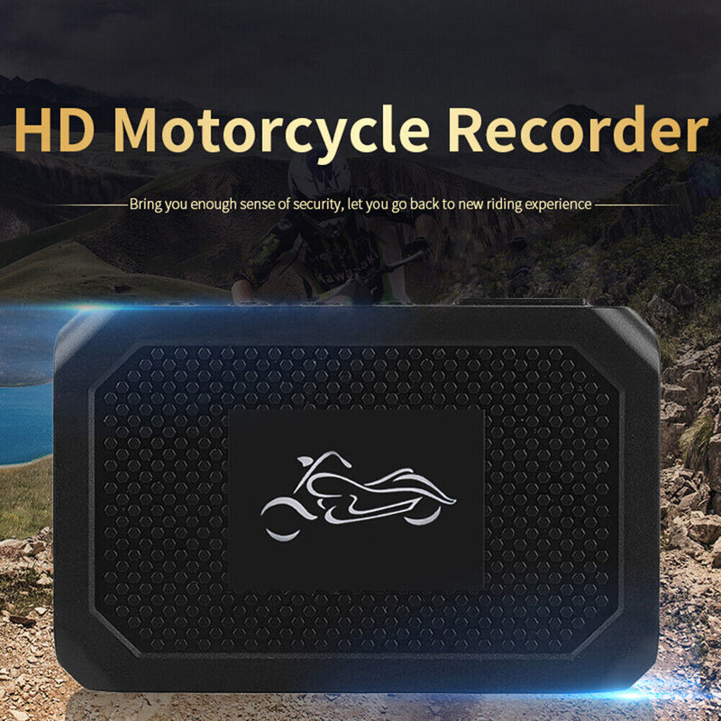 M1 1080P HD Motorcycle DVR Recording System Loop Recording Dash Cam w/ 2 Cameras