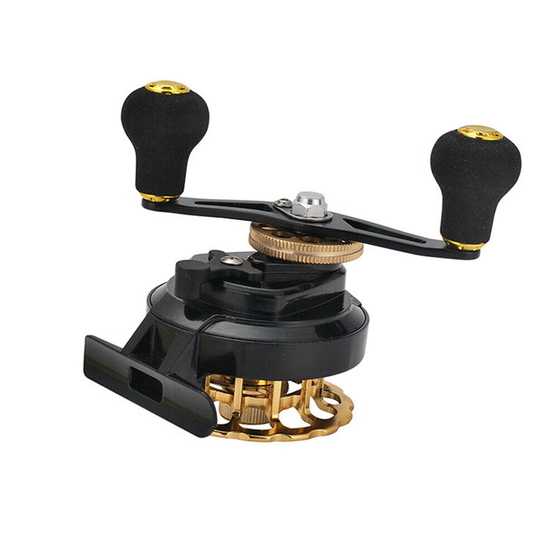 3.6/1 6+1 Bearing Metal Winter Ice Fishing Reels Raft Fishing Reel (Right) Newly