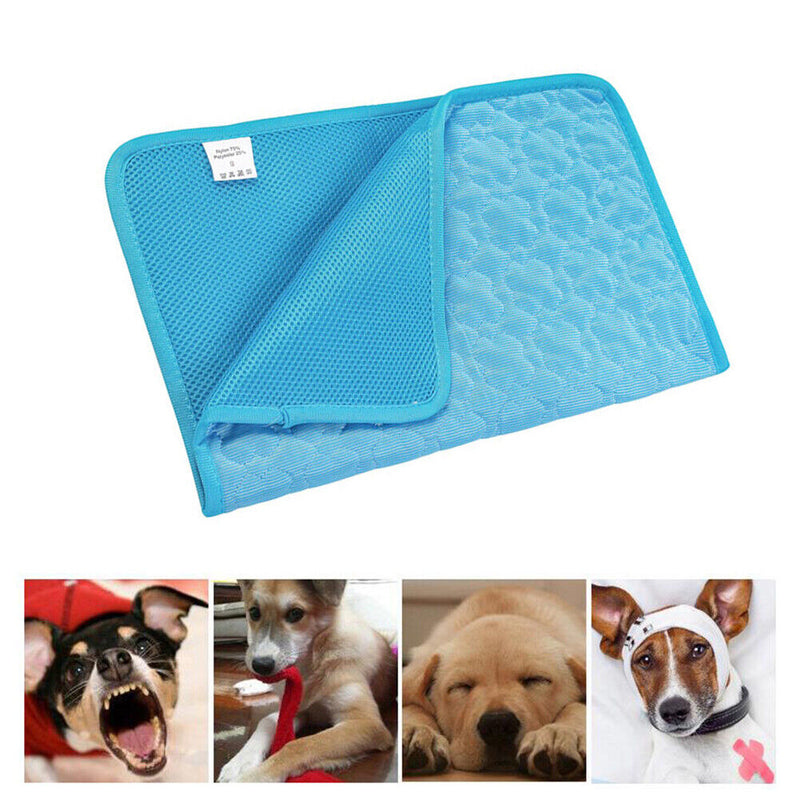 Dog Cooling Mat Cool Pad for Dogs Cats Summer Breathable Blanket Ice Mattress