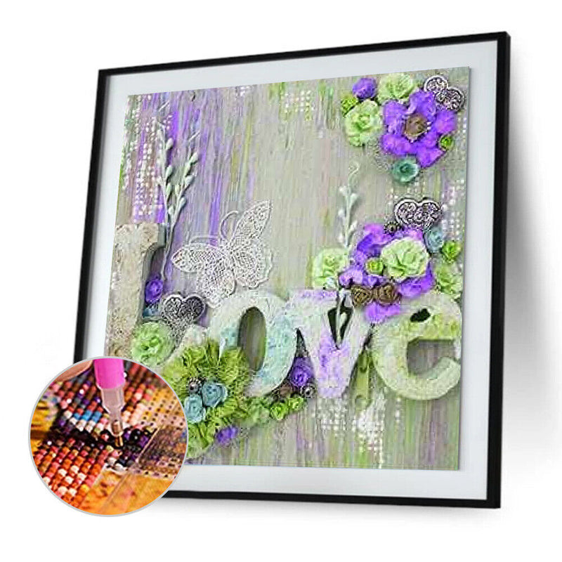 5D DIY Full Drill Diamond Painting Cross Stitch Mosaic Craft Kits (Love04)