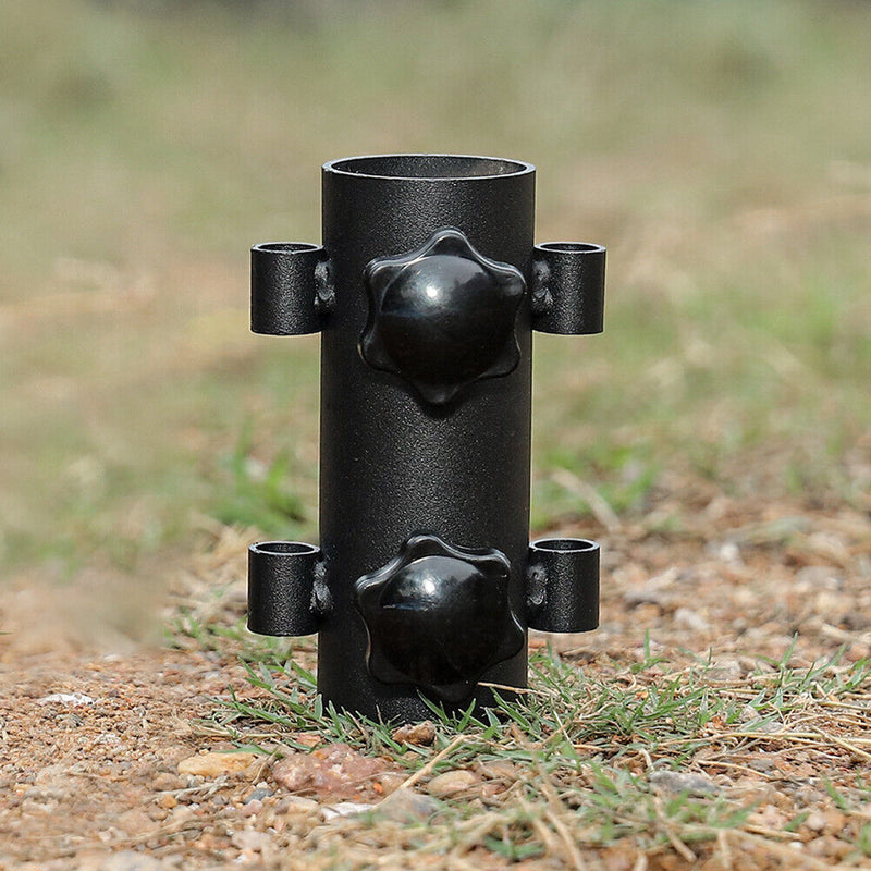 Outdoor Camping Pole Fixer Canopy Rod Fixing Tube Windproof Hiking Accessories