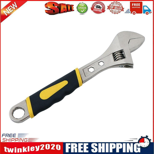 Adjustable Wrench Stainless Steel Universal Spanner Mini Hand Tool (8 inch)