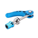 Aluminium Alloy Quick Release Bike Seat Post Clamp Seatpost Skewer blue Newly