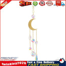 Hanging Crystal Light Catcher Metal Moon Sun Garden Wall Wind Chime (61) Newly