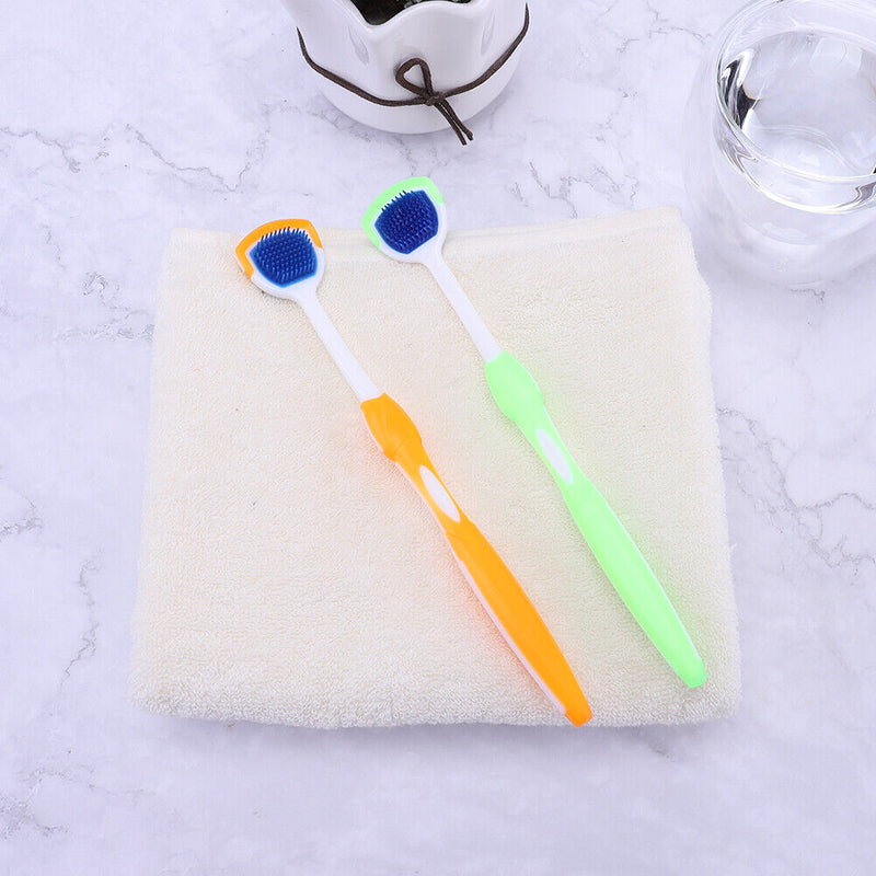 Tongue Scraper Cleaner Tongue Scraper Brush Silicone Tongue Scraper
