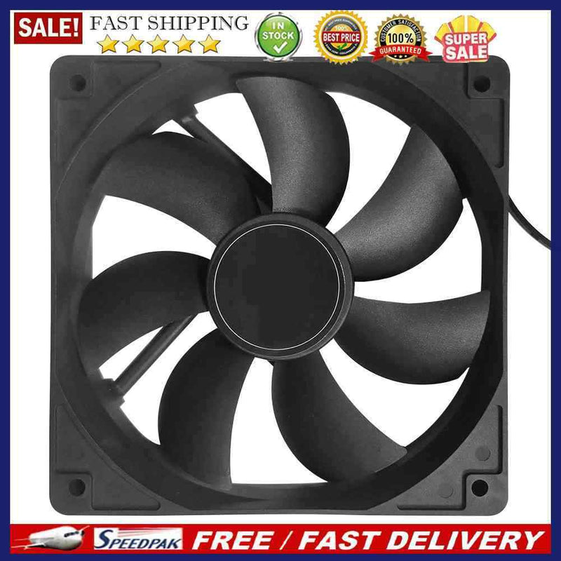 120mm 4 Pin PC Computer Case Cooling Fan 12V Quiet Silent CPU Radiator Heatsink