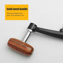 Wood Knob Metal Spinning Reel Handle Replacement for LINNHUE 5000-6000
