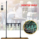 Camping Desktop Storage Racks BBQ Picnic Hanging Table Shelf Lamp Stand (C)