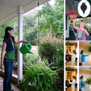 Retractable Pulley Hanging Basket Pull Down Hanger Garden Baskets Pot