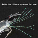 7pcs/set Luminous Fishing Lure Bait Artificial Shrimp Soft Hooks R4Q4 A8P9 T6K4