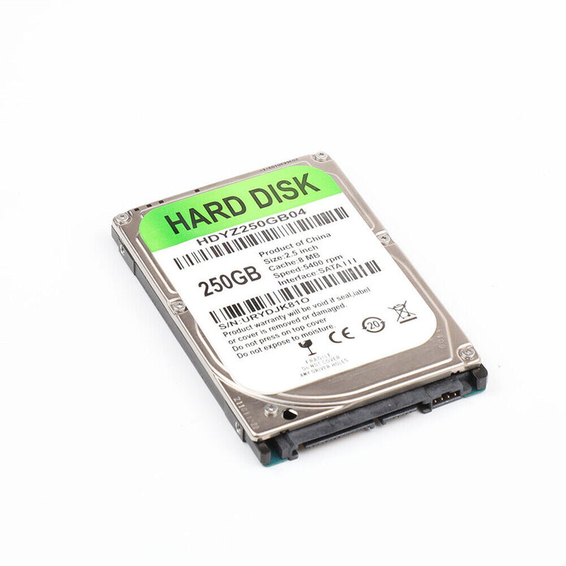 250GB Internal HDD 2.5 inch SATA III 5400RPM Hard Drive for Laptop Computer