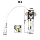 5630 COB Headlight Driving Bulb Driving DRL Auto Lamp Car Fog Light H3 LED Bulb