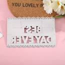 Embossing Handicraft Cutting Dies Letters Decorative Template for Birthday Cards