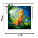 5D DIY Diamond Painting Forest Fox Cross Stitch Embroidery Rhinestones Kits