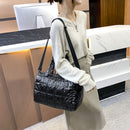 Retro Quilted Shoulder Bags Female Solid Color Crossbody Bag Women Nylon Handbag