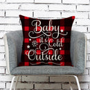 Christmas Pattern Linen Pillowcase Soft Throw Pillow Case Sofa Cushion (2)
