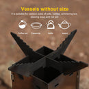Outdoor Firewood Stove Camping Tent Picnic BBQ Travel Detachable Cooking Stoves