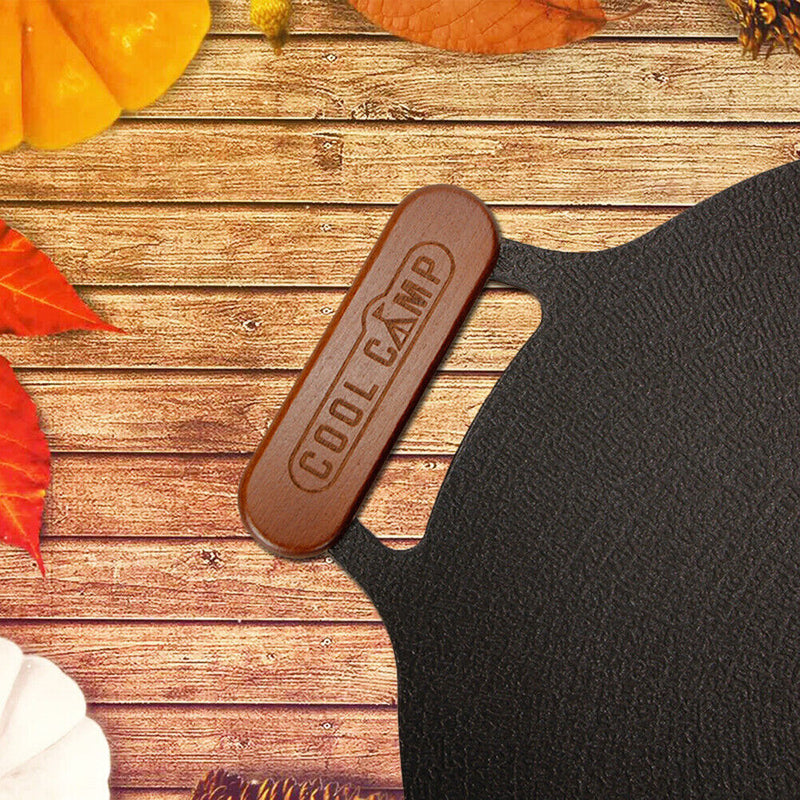 2pcs Wood Pot Holder Sleeve Anti Scalding BBQ Pan Handle Cover Protectors