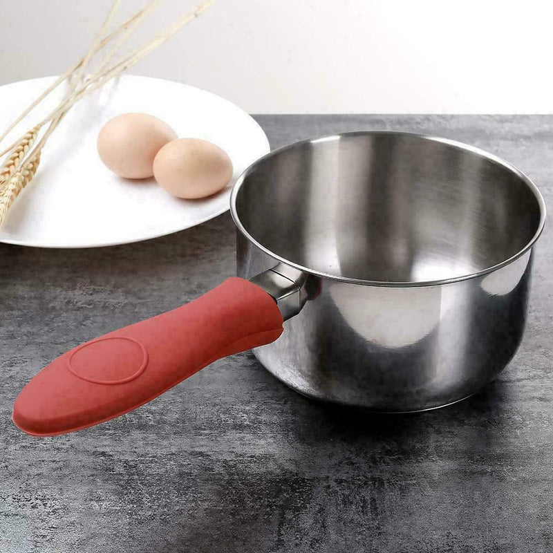 Pot Holder Cast Iron Hot Skillet Silicone Handle Cover D8FJ Pan NICE N1R0