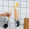 360 Degrees Rotated Kitchen Hooks Adhesive 6 Hooks Wall Door Clothes Bag Hanger