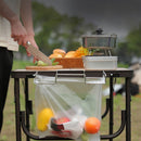 Outdoor Portable Waste Rack Rubbish Bag Holder Trash Bag Frame Hanging Rack