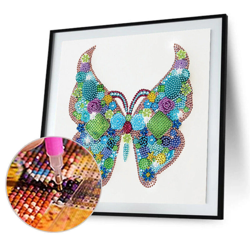 Diamond Painting DIY Butterfly Partial Special Shape Drill Mosaic (KA359) Newly