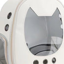 Pet Carrier Bag Clear Dog Cat Travel Breathable Outdoor Backpack (White) Newly